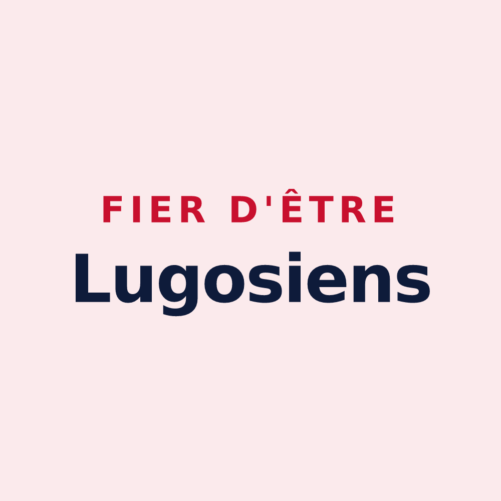Magnet « Fier d'être Lugosiens » — design pour Lugos