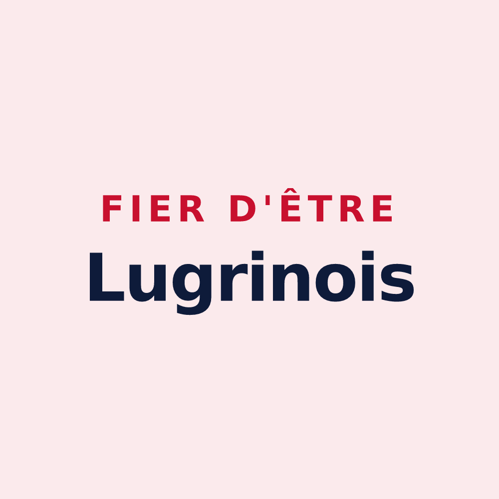 Magnet « Fier d'être Lugrinois » — design pour Lugrin