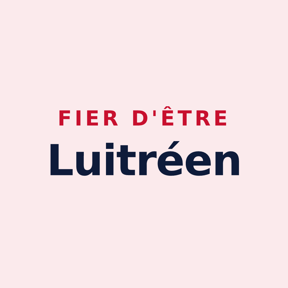 Magnet « Fier d'être Luitréen » — design pour Luitré-Dompierre