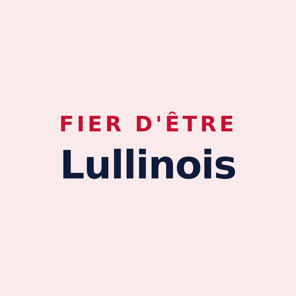Magnet « Fier d'être Lullinois » — design pour Lullin