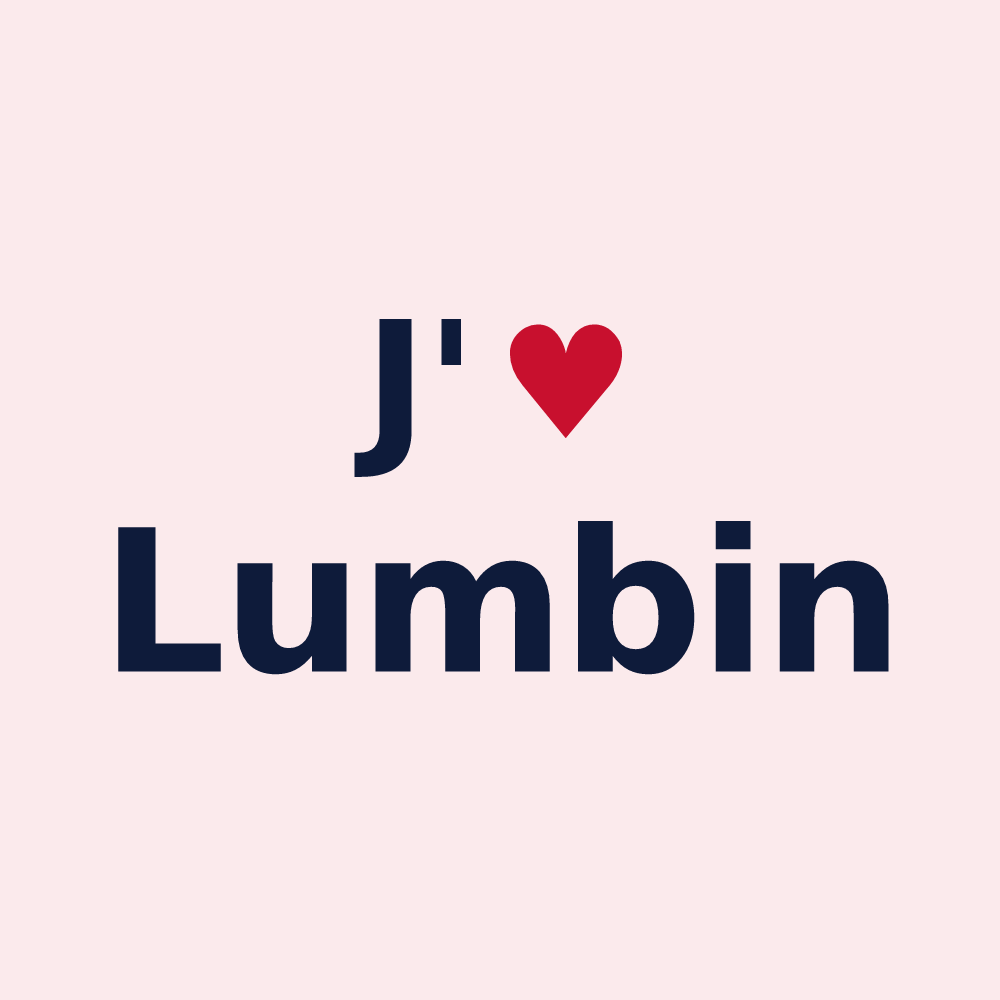 Magnet personnalisé Lumbin — design J'aime Lumbin