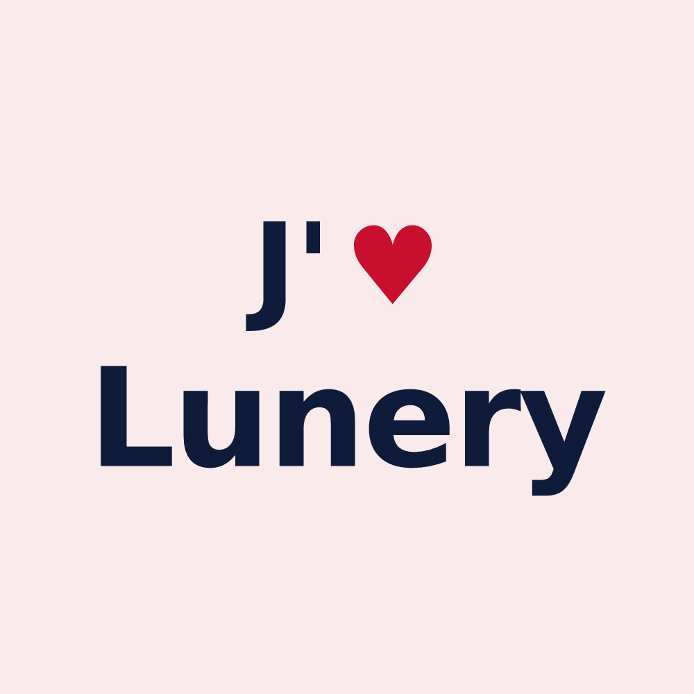 Magnet personnalisé Lunery — design J'aime Lunery