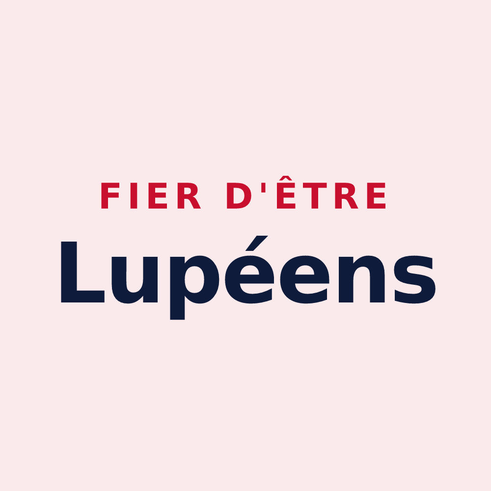 Magnet « Fier d'être Lupéens » — design pour Lupé