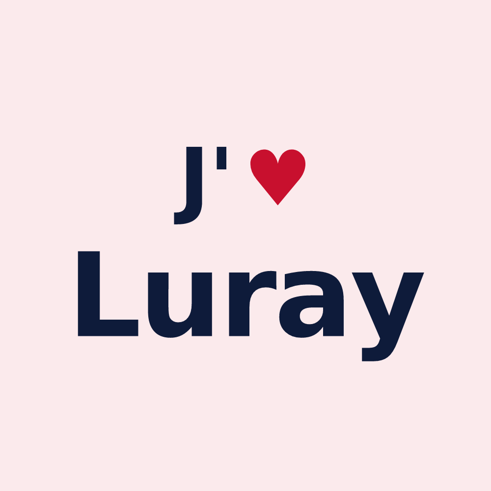 Magnet personnalisé Luray — design J'aime Luray