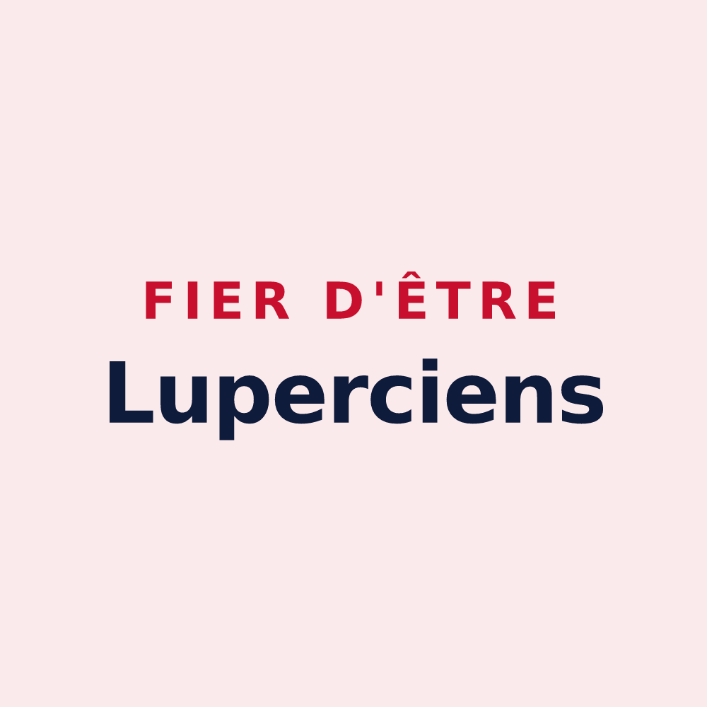 Magnet « Fier d'être Luperciens » — design pour Lurcy