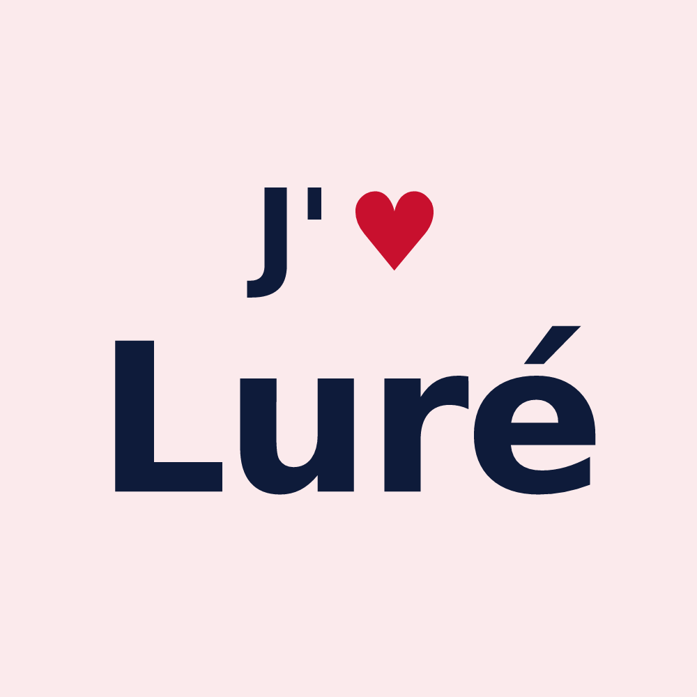 Magnet personnalisé Luré — design J'aime Luré