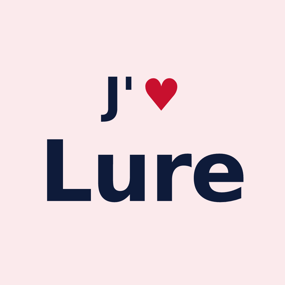 Magnet personnalisé Lure — design J'aime Lure