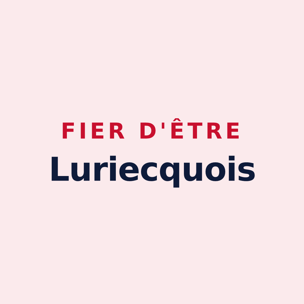Magnet « Fier d'être Luriecquois » — design pour Luriecq
