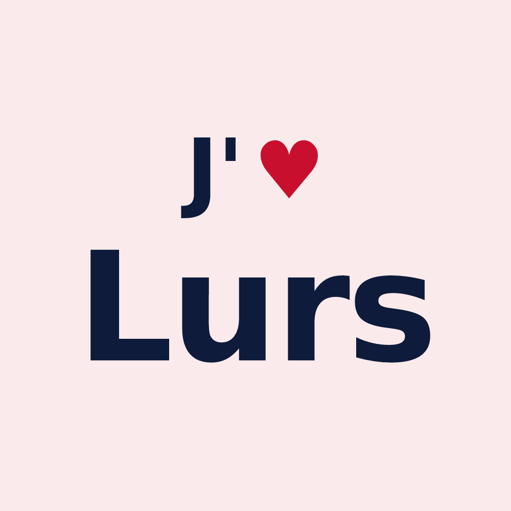 Magnet personnalisé Lurs — design J'aime Lurs