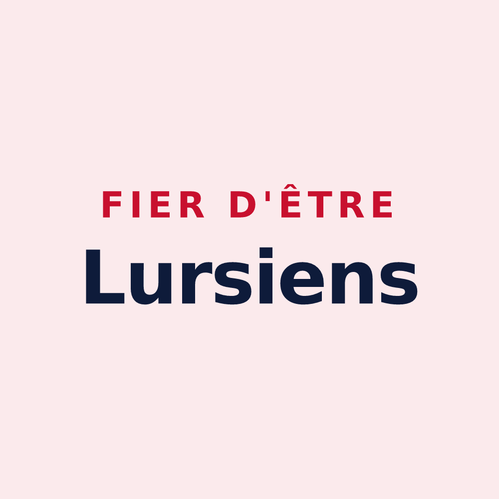 Magnet « Fier d'être Lursiens » — design pour Lurs
