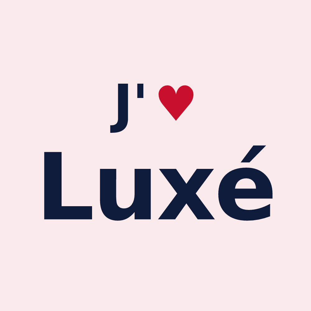 Magnet personnalisé Luxé — design J'aime Luxé