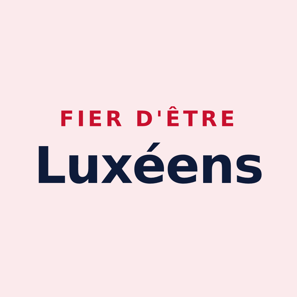 Magnet « Fier d'être Luxéens » — design pour Luxé