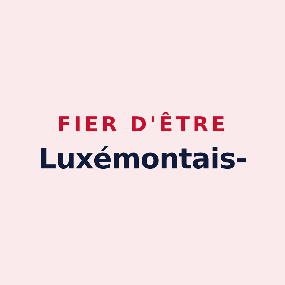 Magnet « Fier d'être Luxémontais- » — design pour Luxémont-et-Villotte