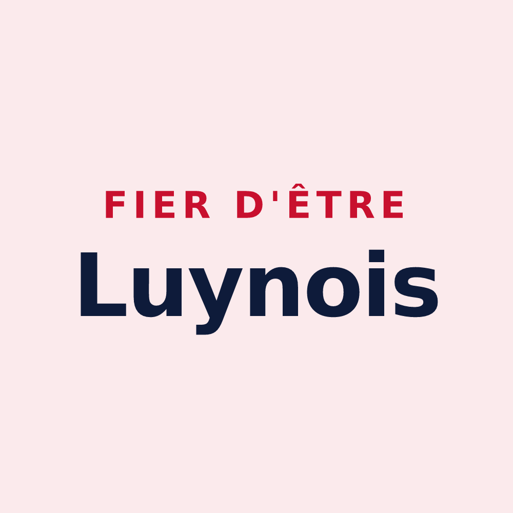 Magnet « Fier d'être Luynois » — design pour Luynes