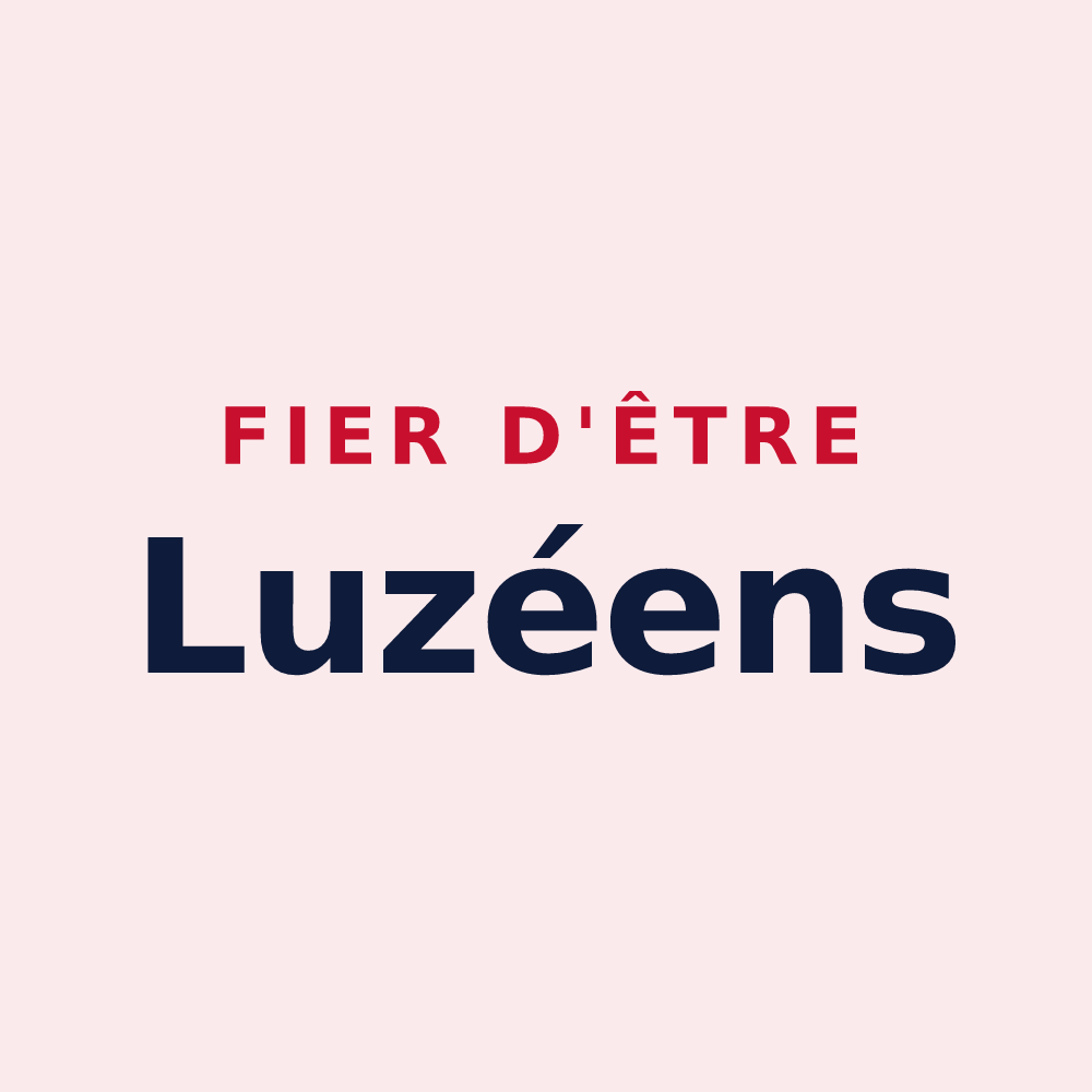 Magnet « Fier d'être Luzéens » — design pour Luz-Saint-Sauveur