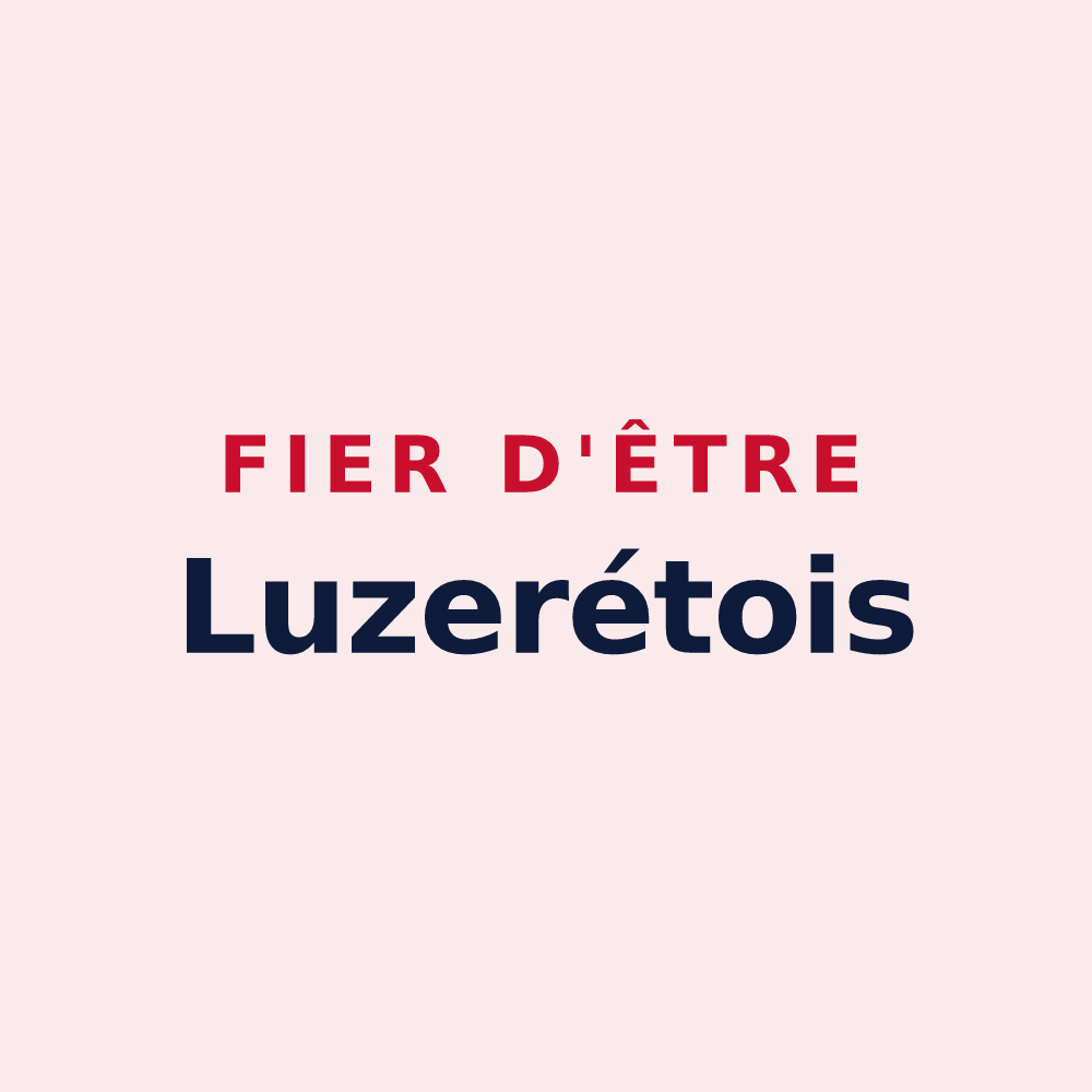 Magnet « Fier d'être Luzerétois » — design pour Luzeret