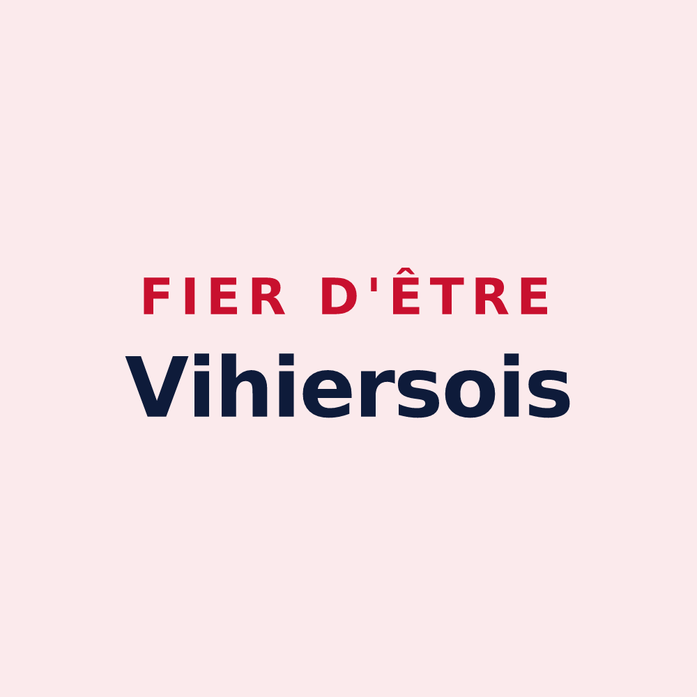 Magnet « Fier d'être Vihiersois » — design pour Lys-Haut-Layon