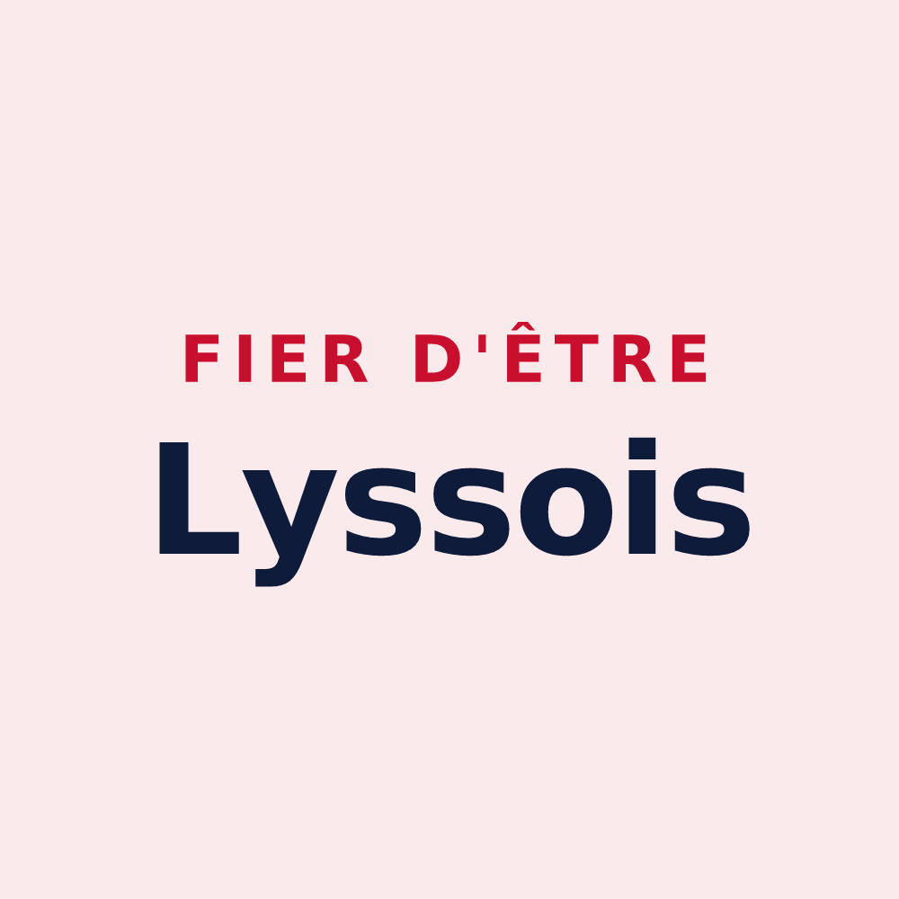 Magnet « Fier d'être Lyssois » — design pour Lys-lez-Lannoy