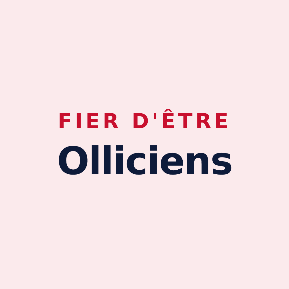 Magnet « Fier d'être Olliciens » — design pour Lys-Saint-Georges