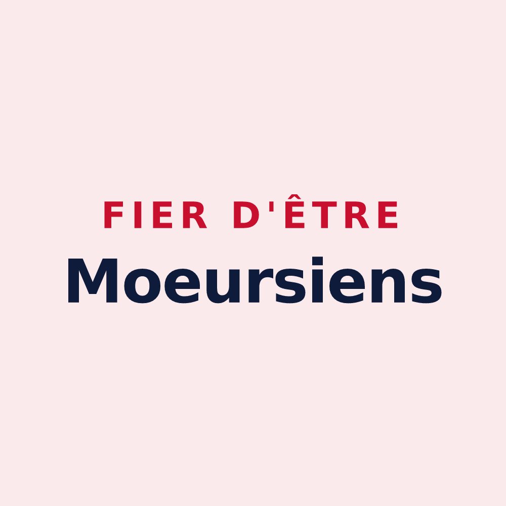 Magnet « Fier d'être Moeursiens » — design pour Mœurs-Verdey
