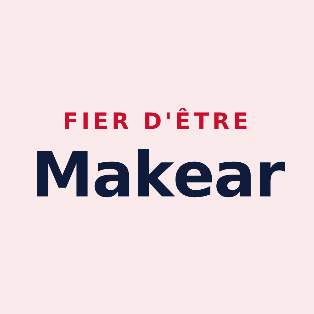 Magnet « Fier d'être Makear » — design pour Macaye