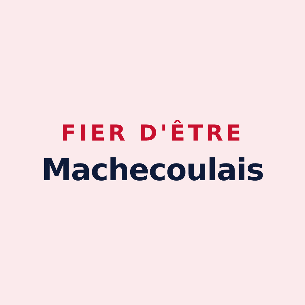 Magnet « Fier d'être Machecoulais » — design pour Machecoul-Saint-Même