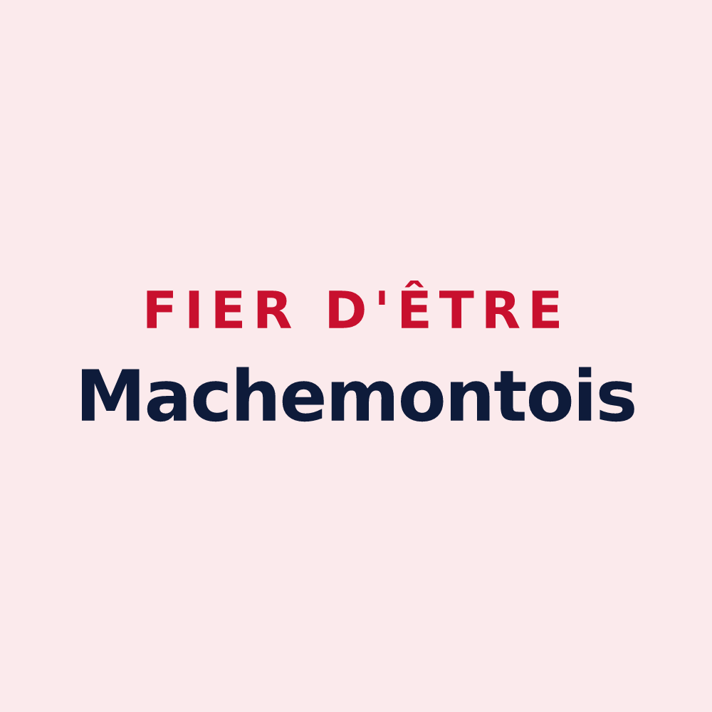 Magnet « Fier d'être Machemontois » — design pour Machemont