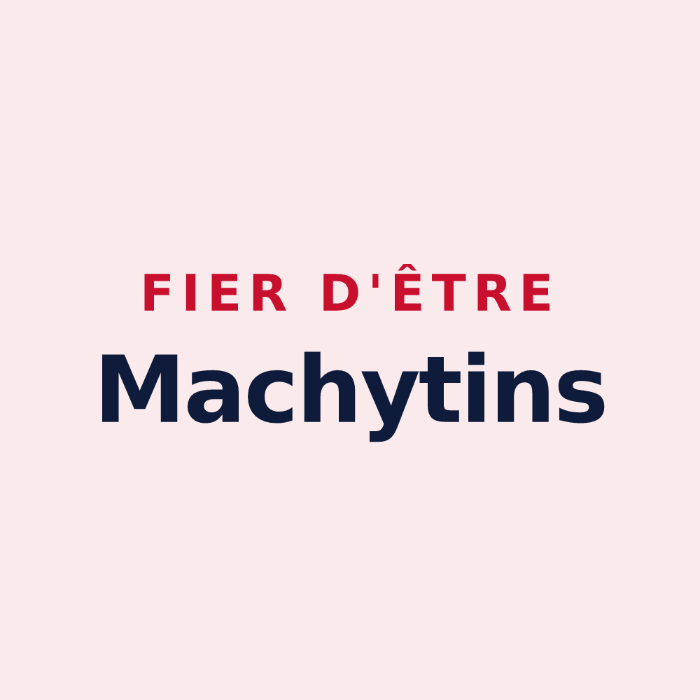 Magnet « Fier d'être Machytins » — design pour Machy
