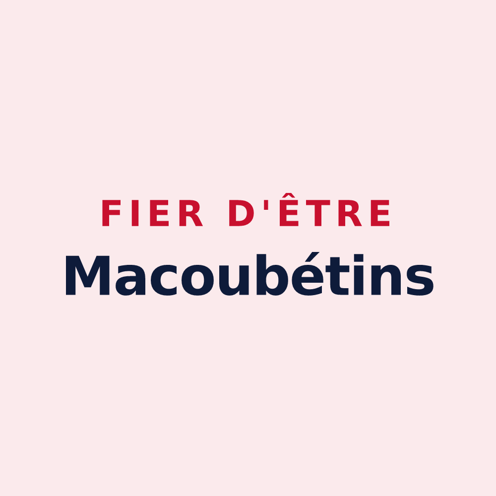 Magnet « Fier d'être Macoubétins » — design pour Macouba