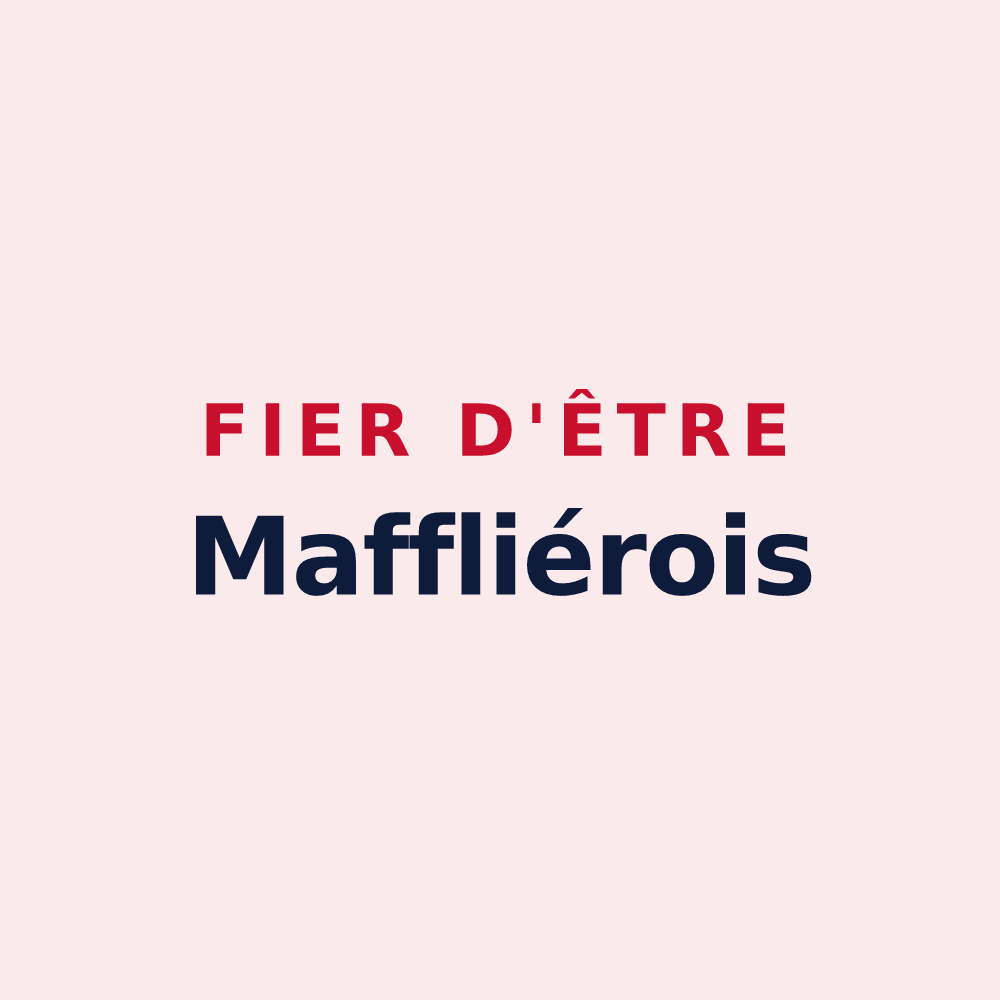 Magnet « Fier d'être Maffliérois » — design pour Maffliers