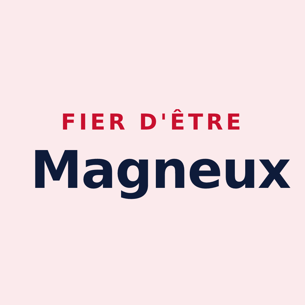 Magnet « Fier d'être Magneux » — design pour Magneux