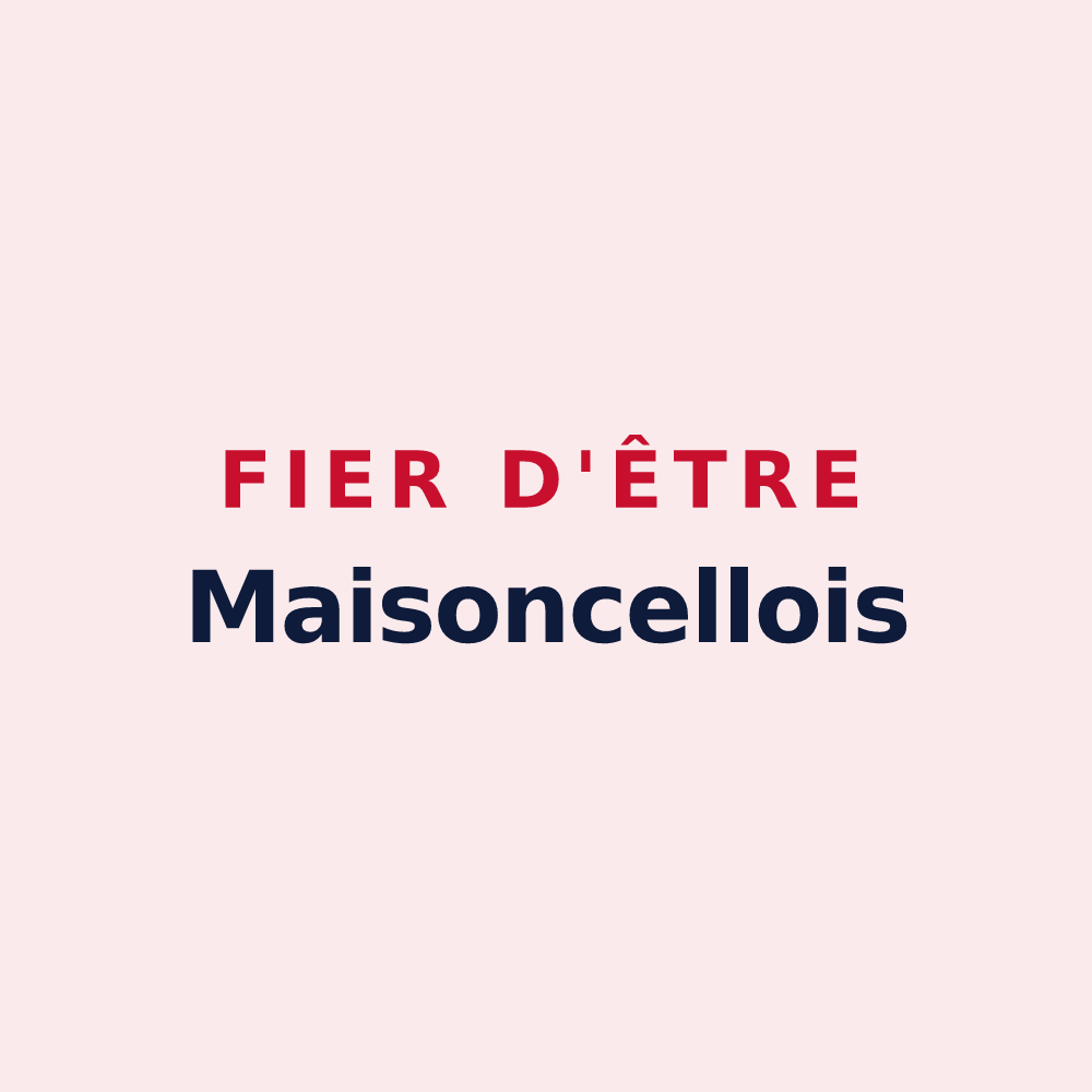 Magnet « Fier d'être Maisoncellois » — design pour Maisoncelles