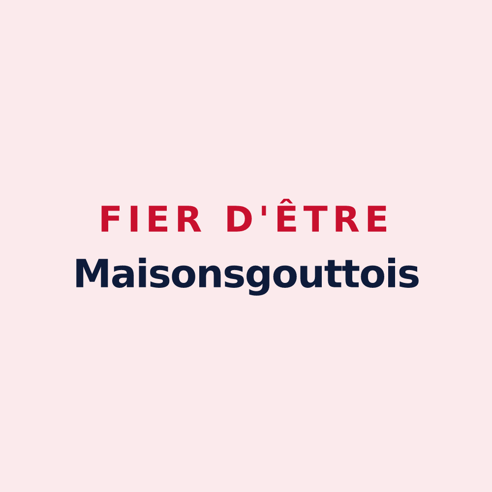 Magnet « Fier d'être Maisonsgouttois » — design pour Maisonsgoutte