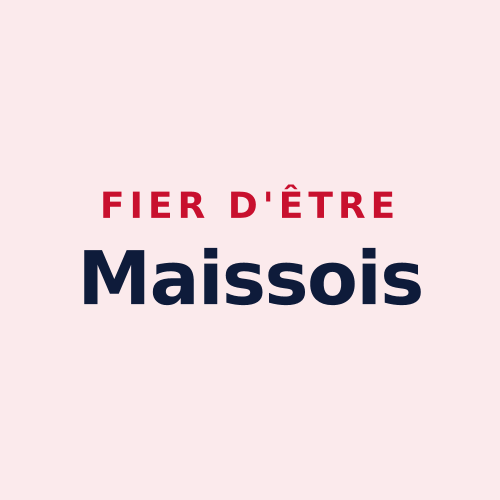 Magnet « Fier d'être Maissois » — design pour Maisse