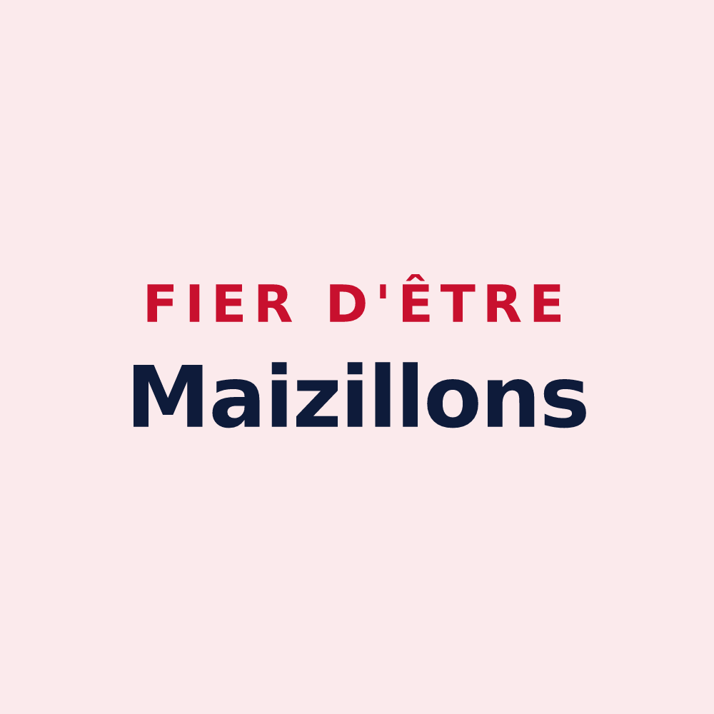 Magnet « Fier d'être Maizillons » — design pour Maizilly