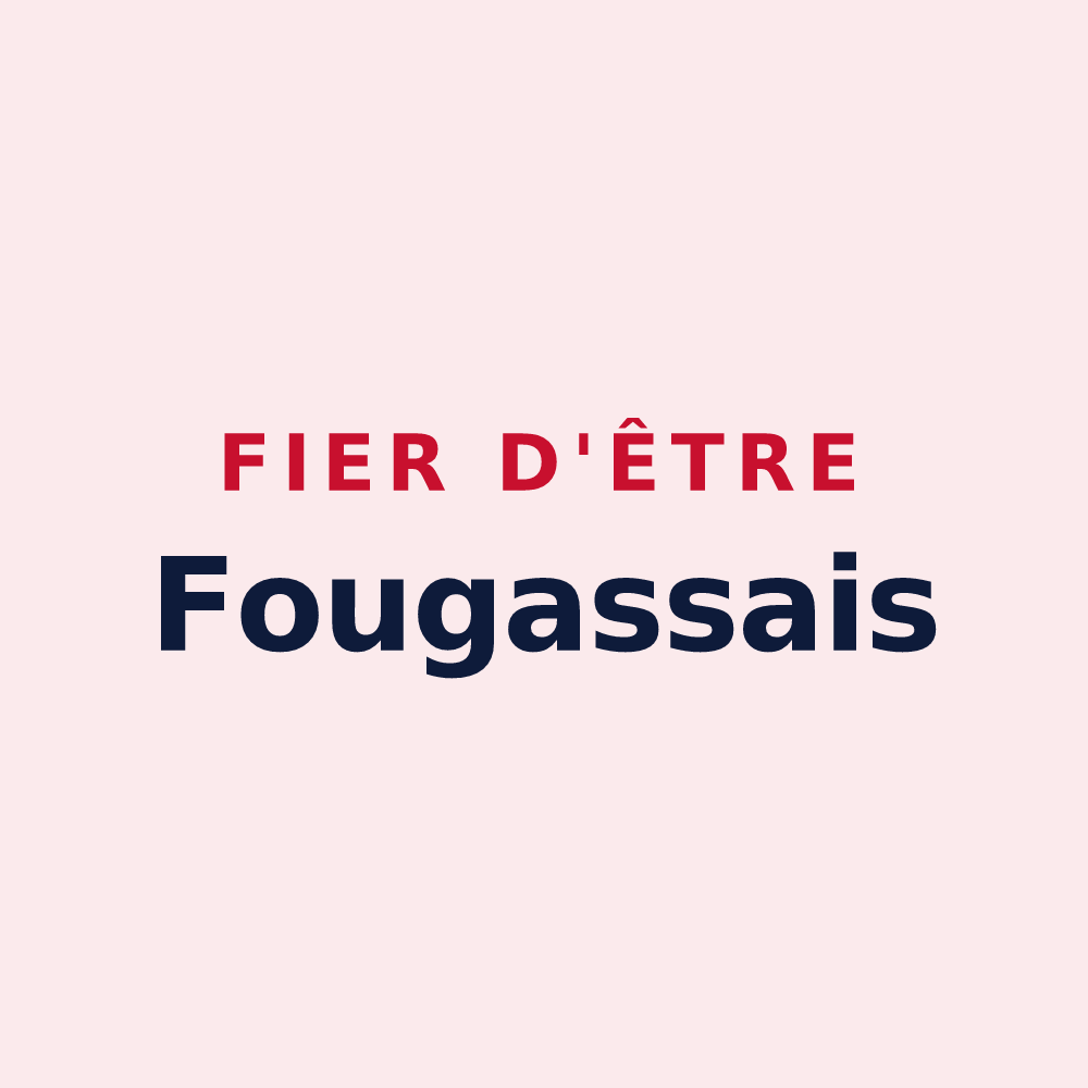 Magnet « Fier d'être Fougassais » — design pour Mallefougasse-Augès