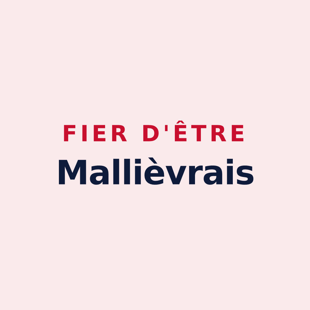 Magnet « Fier d'être Mallièvrais » — design pour Mallièvre