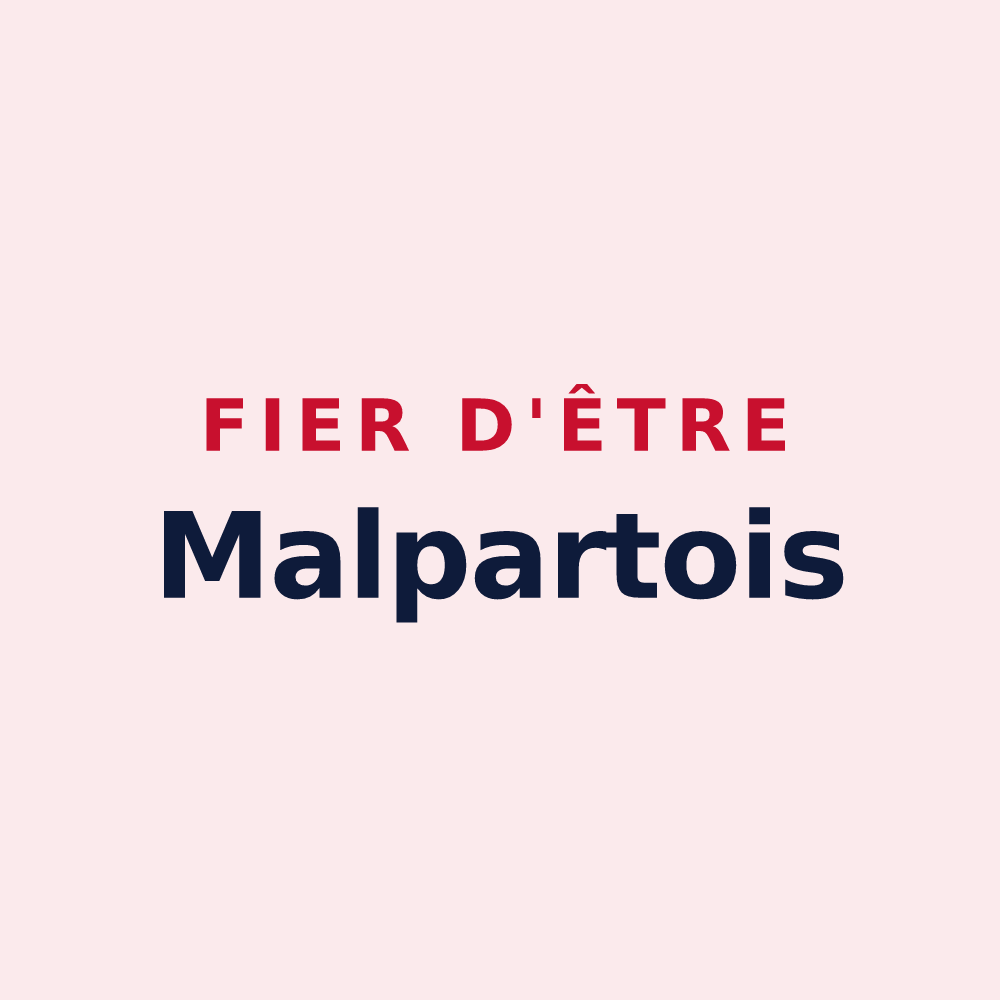Magnet « Fier d'être Malpartois » — design pour Malpart