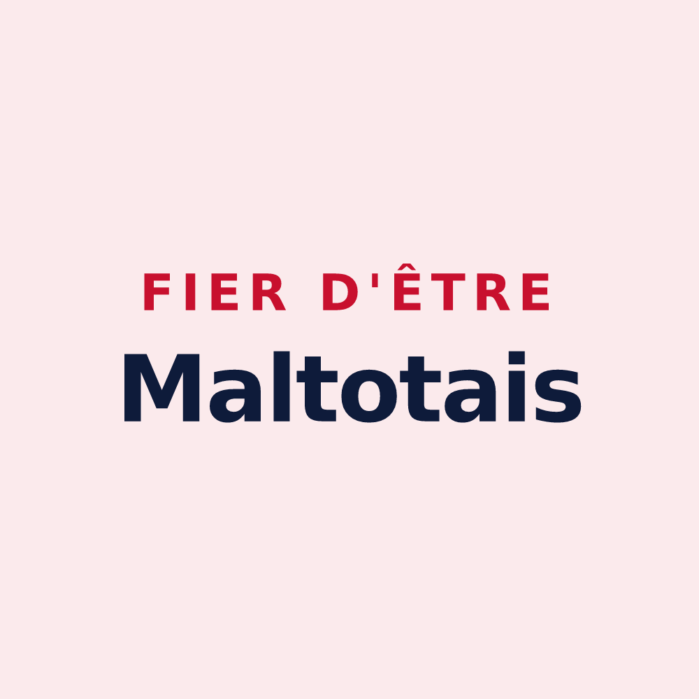 Magnet « Fier d'être Maltotais » — design pour Maltot