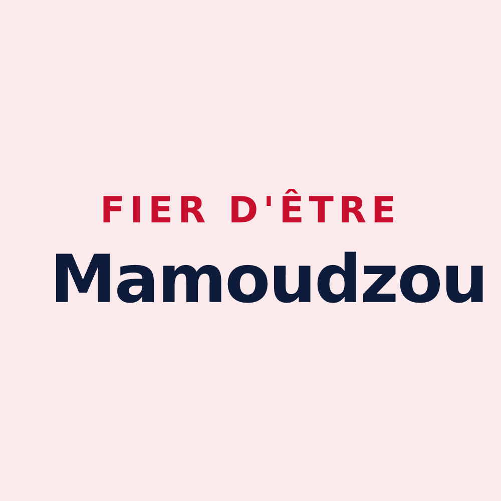 Magnet « Fier d'être Mamoudzou » — design pour Mamoudzou
