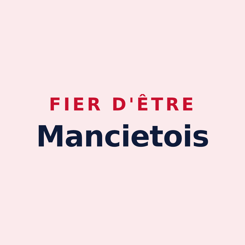 Magnet « Fier d'être Mancietois » — design pour Manciet
