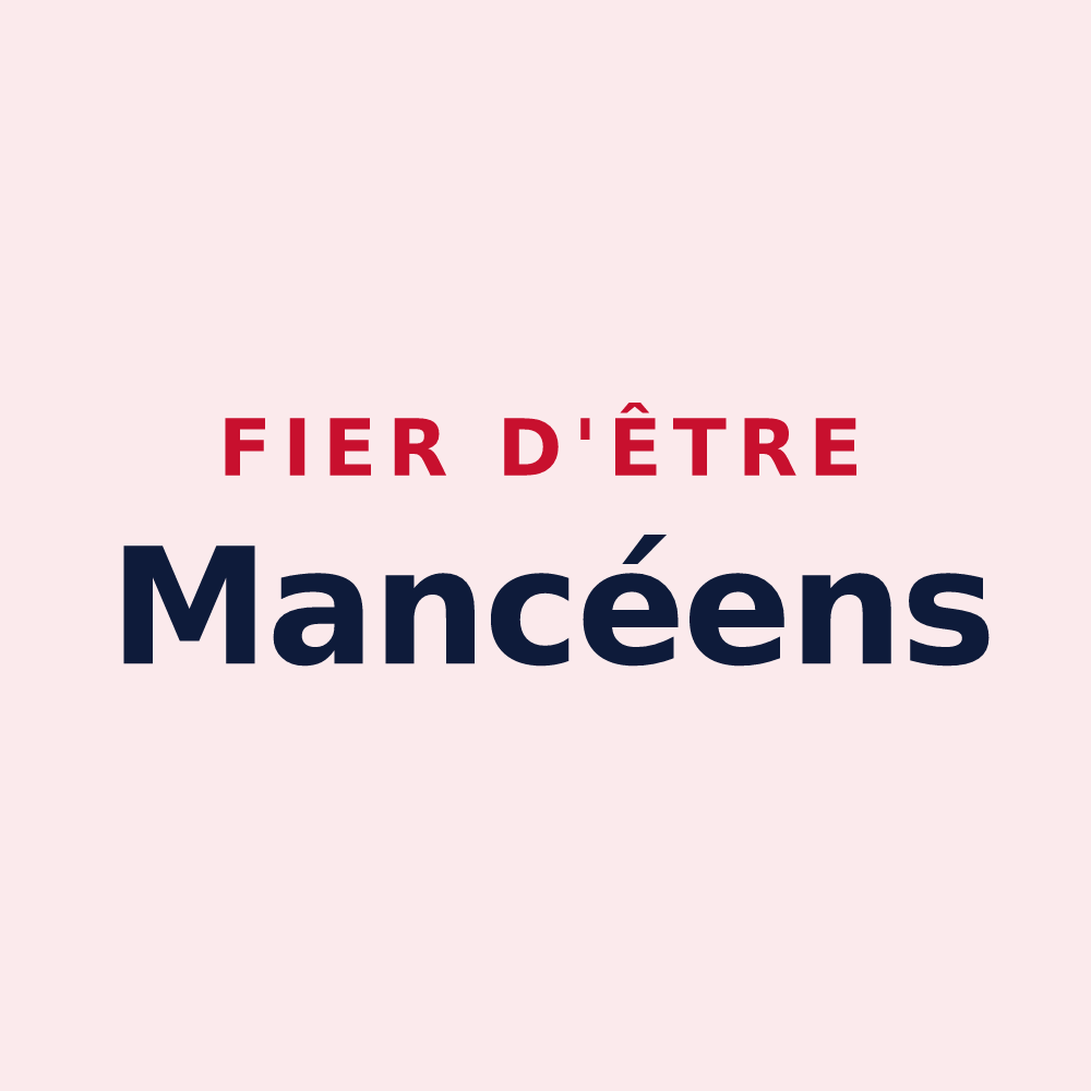 Magnet « Fier d'être Mancéens » — design pour Mancy