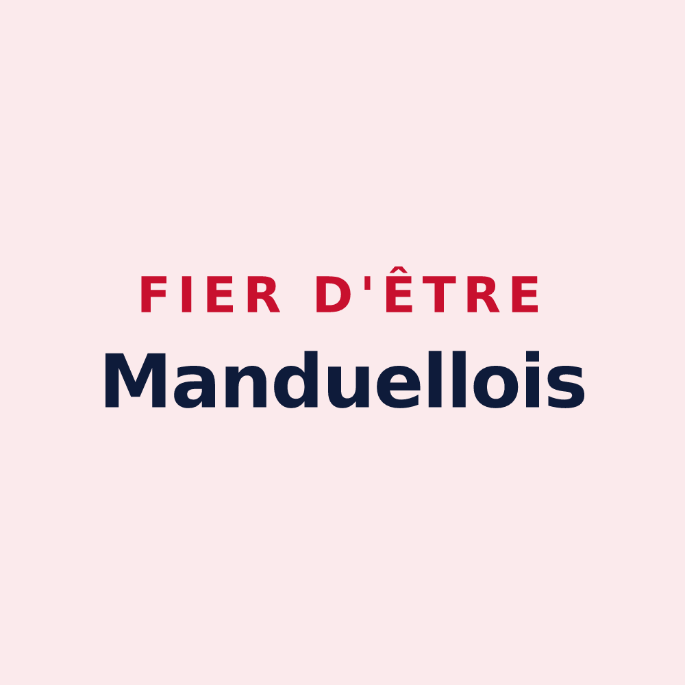 Magnet « Fier d'être Manduellois » — design pour Manduel
