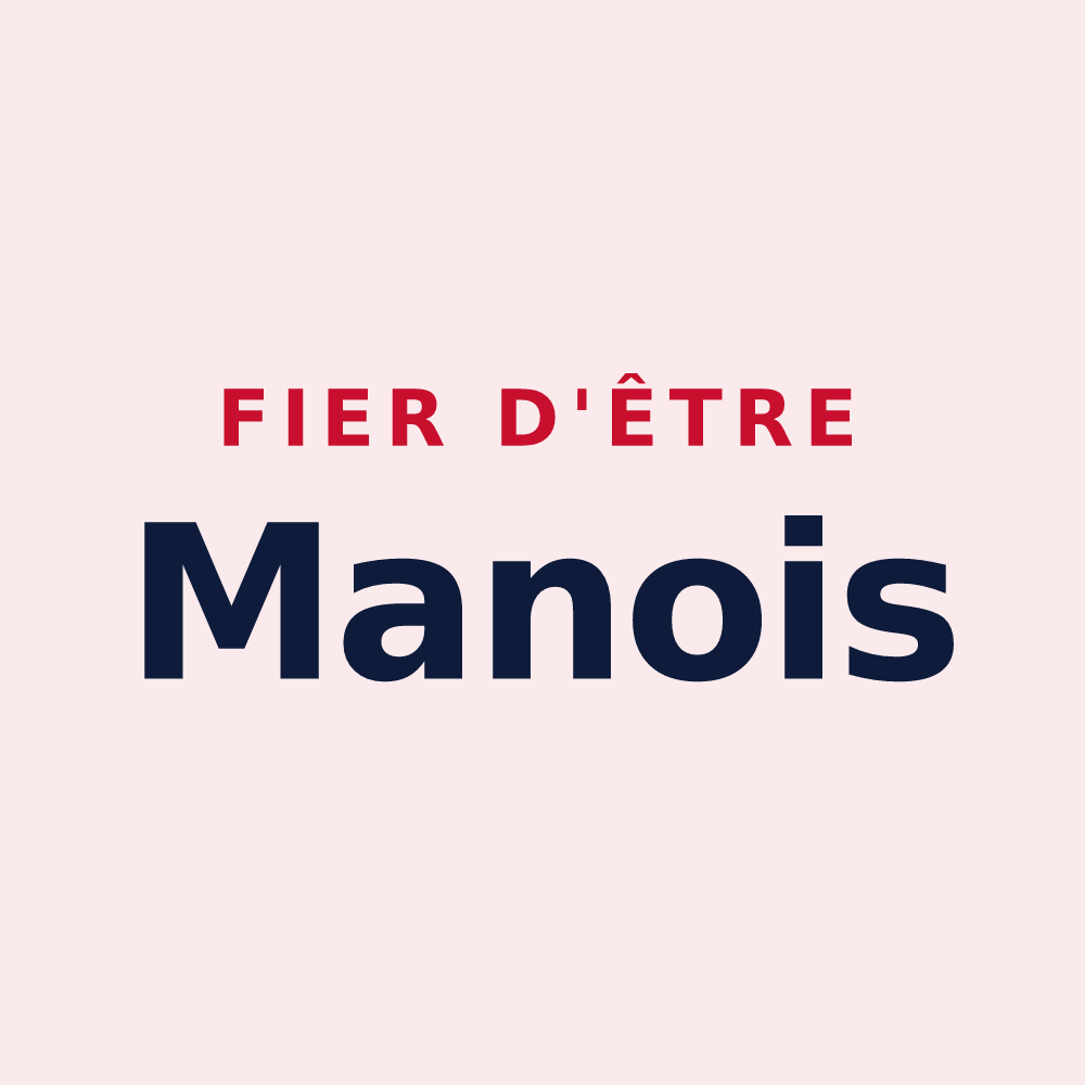 Magnet « Fier d'être Manois » — design pour Mane