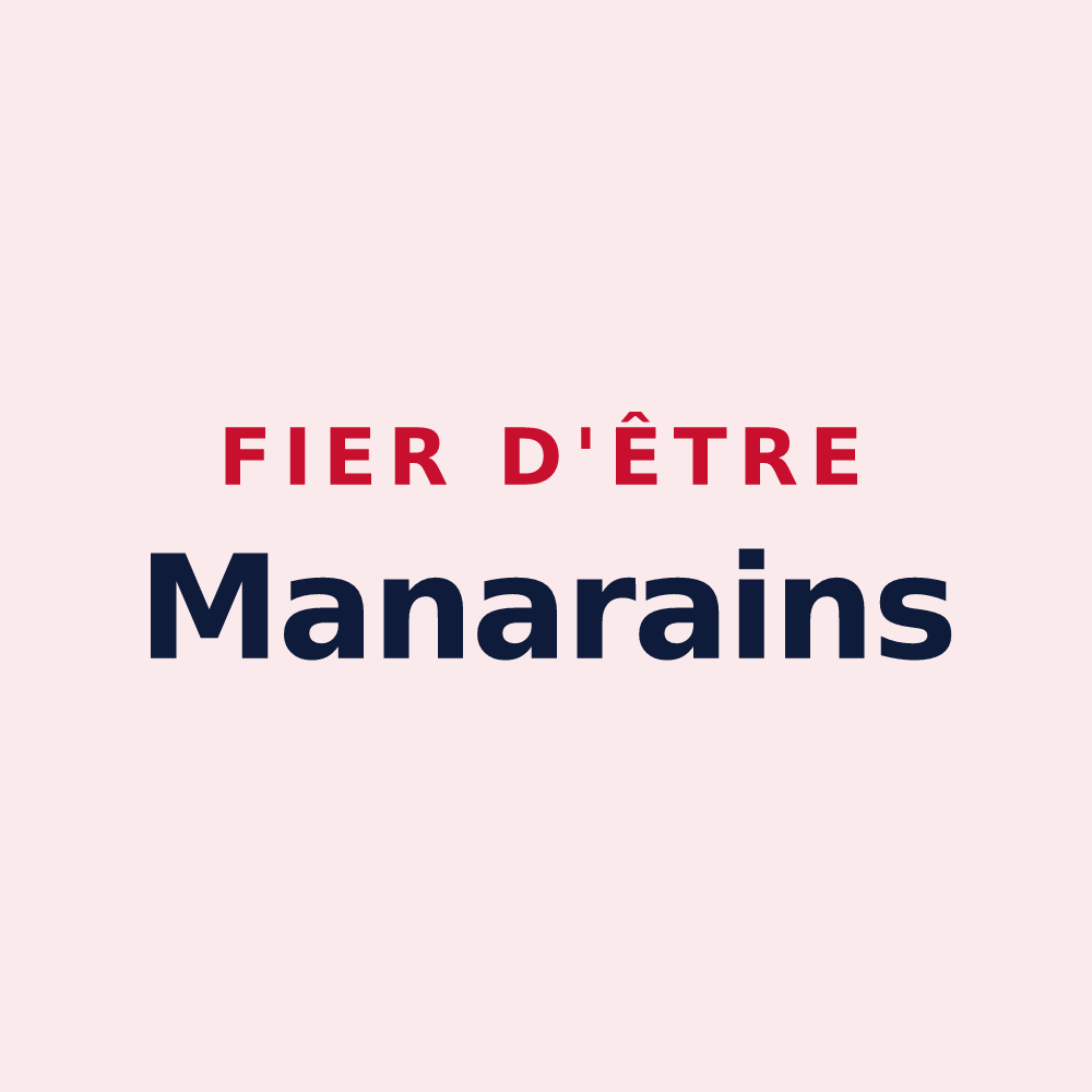 Magnet « Fier d'être Manarains » — design pour Mane