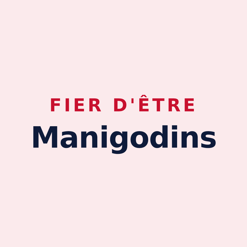 Magnet « Fier d'être Manigodins » — design pour Manigod