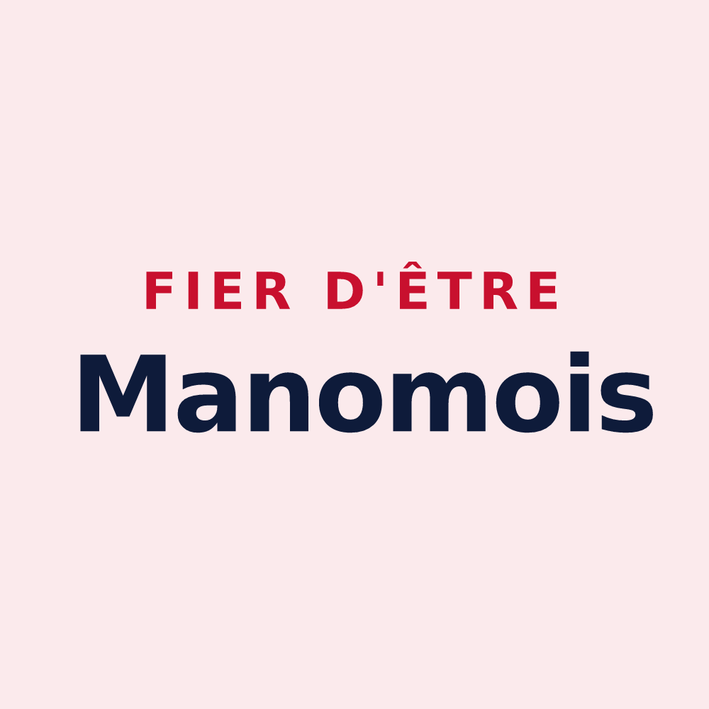 Magnet « Fier d'être Manomois » — design pour Manom
