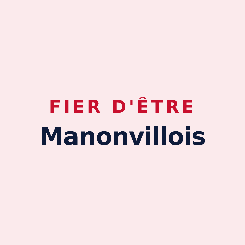 Magnet « Fier d'être Manonvillois » — design pour Manonville