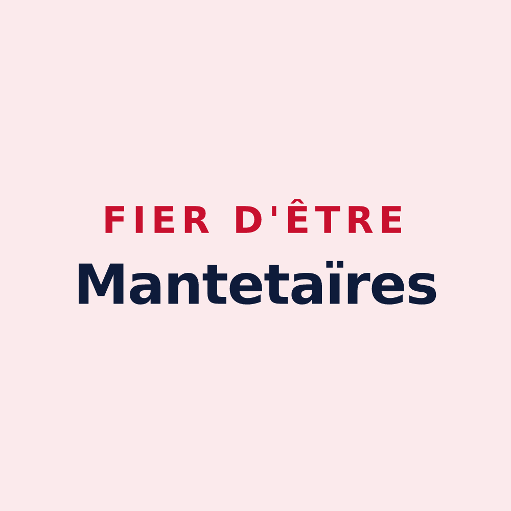 Magnet « Fier d'être Mantetaïres » — design pour Mantet