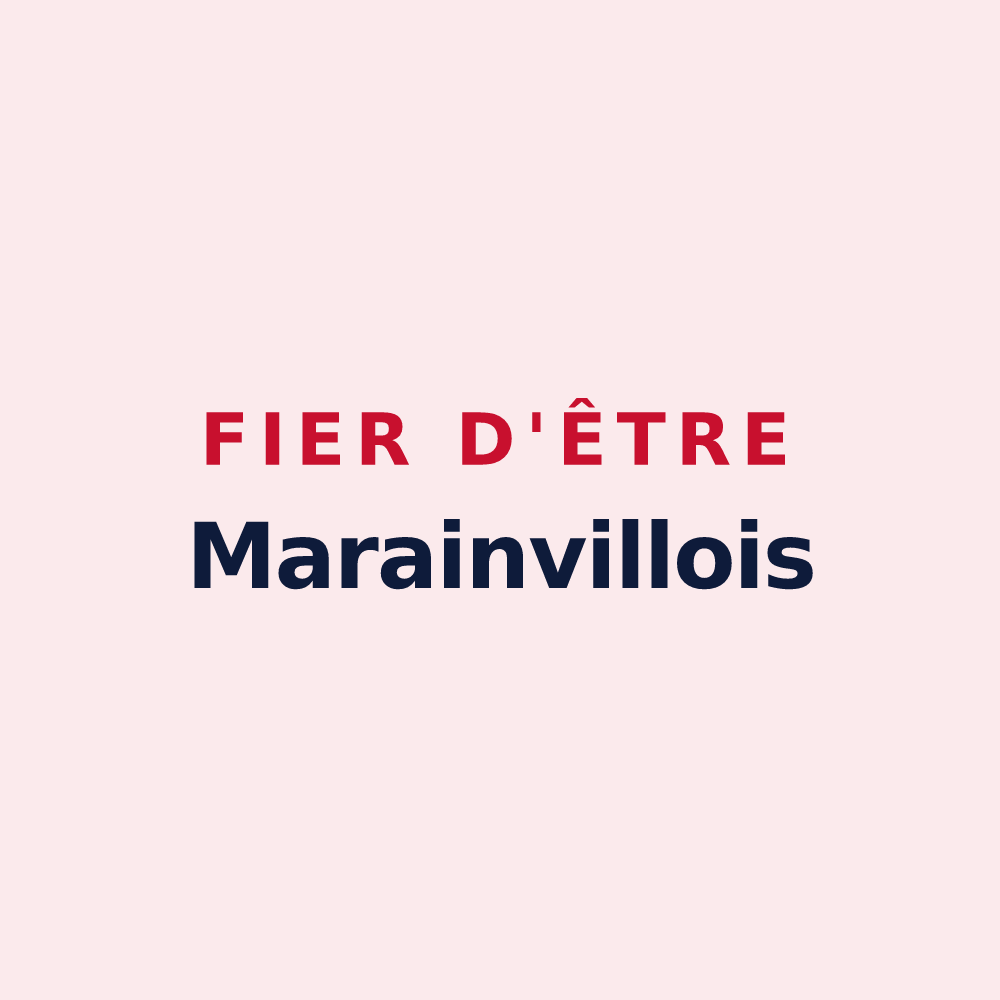 Magnet « Fier d'être Marainvillois » — design pour Marainviller